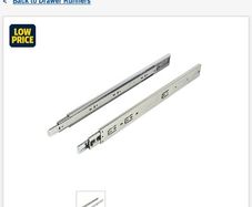 Extending drawer runners