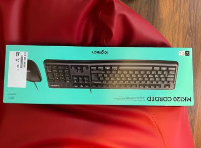 Logitech MK120 Corded Keyboard & Mouse Combo