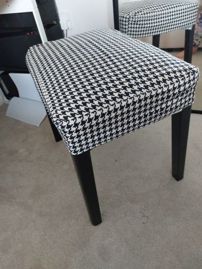 Ikea Sakarias dressing table stool with removable cover
