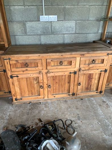 dresser and units pine