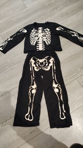 5-6 Years old Skull costume