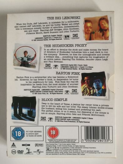 The Coen Brothers 4Movie Boxset [4xMovie DVD]