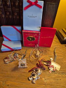 Newbridge Silver Christmas Decorations Bundle x 5