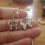Vintage Butterfly Earrings Image 2