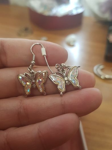 Vintage Butterfly Earrings