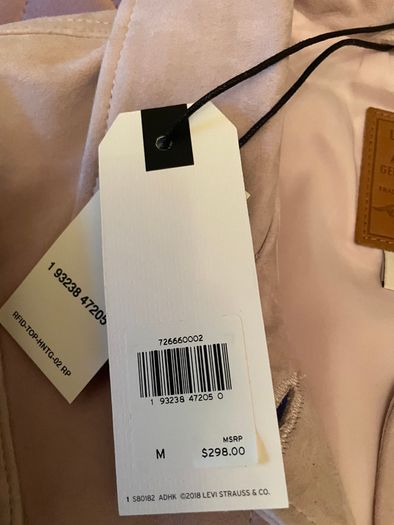 Levis Suede Jacket - Brand New