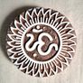 Beautiful Wooden Handmade Printing Block Stamp Block Decorative Textiles Crafts Tattoo 5cm Image 8