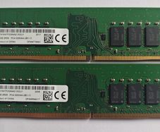 Micron Ddr4 32gb(2x16gb)pc4-3200aa Mta16atf2g64az-3g2j1 Udimm Ram Desktop Memory