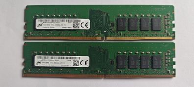 Micron Ddr4 32gb(2x16gb)pc4-3200aa Mta16atf2g64az-3g2j1 Udimm Ram Desktop Memory