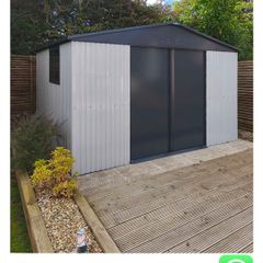 12ft x 10 ft steel shed