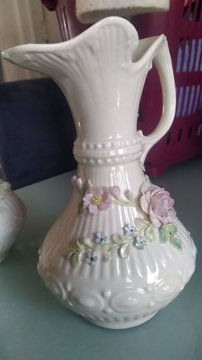 Antique Rare Belleek Pitchers