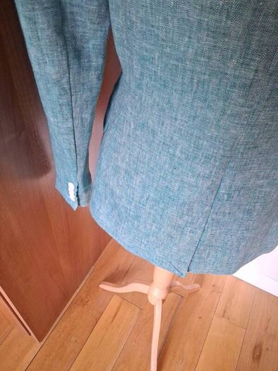 hobbs green mirabel linen blazer Size 10