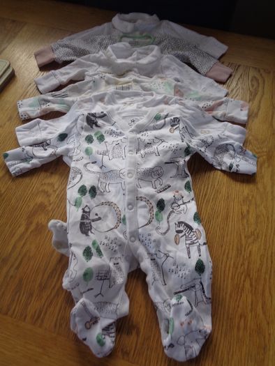 Next Newborn Babygros x 7 for Sale