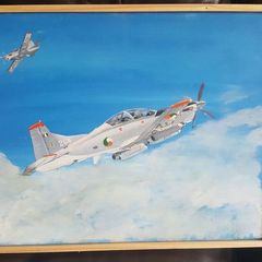 Irish air corps oil painting