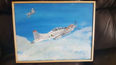 Irish air corps oil painting