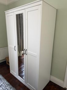 Wardrobe with mirror
