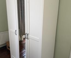 Wardrobe with mirror