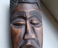 Handcrafted Wooden Mask Box