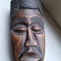 Handcrafted Wooden Mask Box