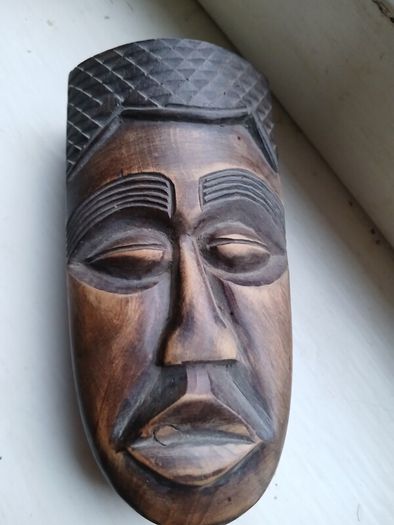 Handcrafted Wooden Mask Box