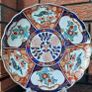 Vintage Pair of Imari Decorative Wall Plates Image 2