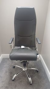 Airbus A320/A321 Aircraft Seat Swivel Office Chair | Genuine Airline Seat with Tray Table & Life Jacket
