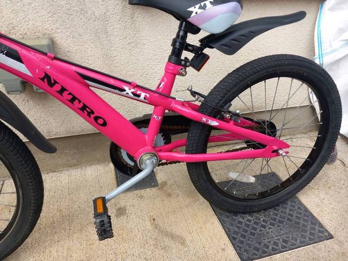 Kids Nitro bike size 20 inch wheels.