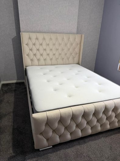 New Double & King Size Bed Frames + Mattress Optional