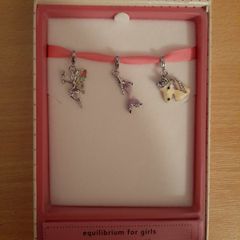 Equilibrium Children's jewellery,mystical theme necklace charms x3