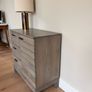 Grey Wood Furniture Set : side board, Nest of Tables and Shelving Unit Image 3