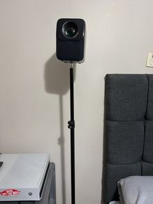 Wanbo T2 Max Projector with its stand