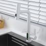 Waterfall Pull Out Kitchen Faucet Intelligent Digital Display Cold Hot Mixer Taps Rotatable Sink Image 3