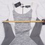 Next Grey Textured & White Colorblock Sleeveless Sheath Bodycon Pencil Dress 12-14UK/40-42EU Image 10