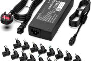 90W Universal Laptop Charger Power Adapter Compatible with HP Dell Lenovo ASUS Acer Samsung Toshiba Sony IBM Fujitsu Gateway Notebook Ultrabook Chromebook Laptop Power Supply Cord with 16 Tips