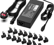 90W Universal Laptop Charger Power Adapter Compatible with HP Dell Lenovo ASUS Acer Samsung Toshiba Sony IBM Fujitsu Gateway Notebook Ultrabook Chromebook Laptop Power Supply Cord with 16 Tips