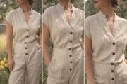 Zara linen jumpsuit