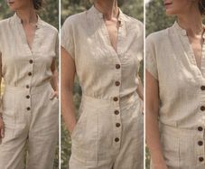 Zara linen jumpsuit