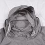 Annette Gortz Grey High Neck Asymmetric Zip Lightweight Hooded Utility Windbreaker Jacket 12-16UK/40-44EU Image 9