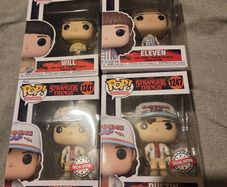 4 Stranger Things funkos Never Opened