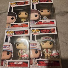 4 Stranger Things funkos Never Opened