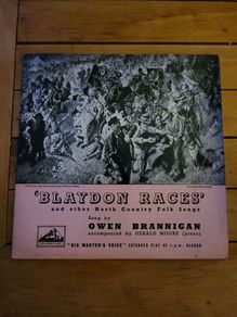 Blaydon Races and other North Country Folk Songs Owen Brannigan 7 inch EP on His Masters Voice 7EP 7050