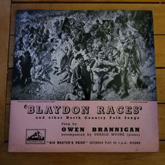 Blaydon Races and other North Country Folk Songs Owen Brannigan 7 inch EP on His Masters Voice 7EP 7050