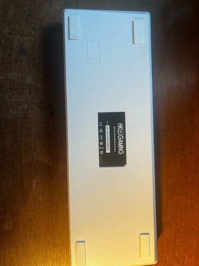 Gaming keyboard with custom lights