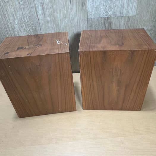 Pair Vintage Videoton D132 E Minimax II Teak Hifi Speakers - Made in Hungary