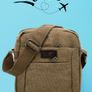 Travel Sports Men Cross Body Bag With Multiple Zipped pockets Image 2