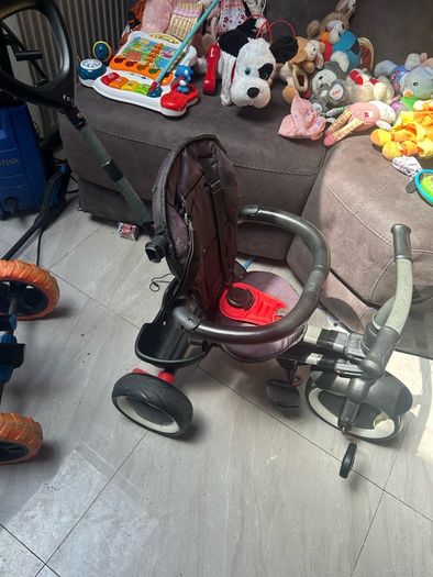 Kids baby trike push from the back