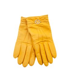 Valentino Lamb Leather Gloves - Cashmere Lined