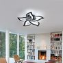 Mordern LED Ceiling Light, 60W 6500LM LED Ceiling Lights Cool White 6500K, Creative Petals Design, Acrylic Chandelier for Living Room Bedroom Dining Room Image 5