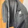 Vintage Bucking Harris Tweed Wool Coat Grey Size L (40-42) Image 8