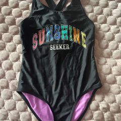 Girls M&S Swimsuit Age 8-9